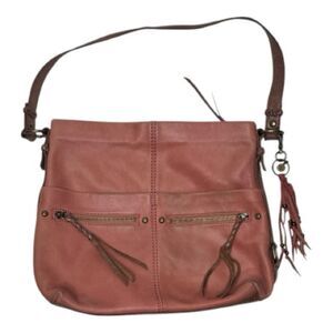 The Sak Ashland Leather Shoulder Bucket Bag.